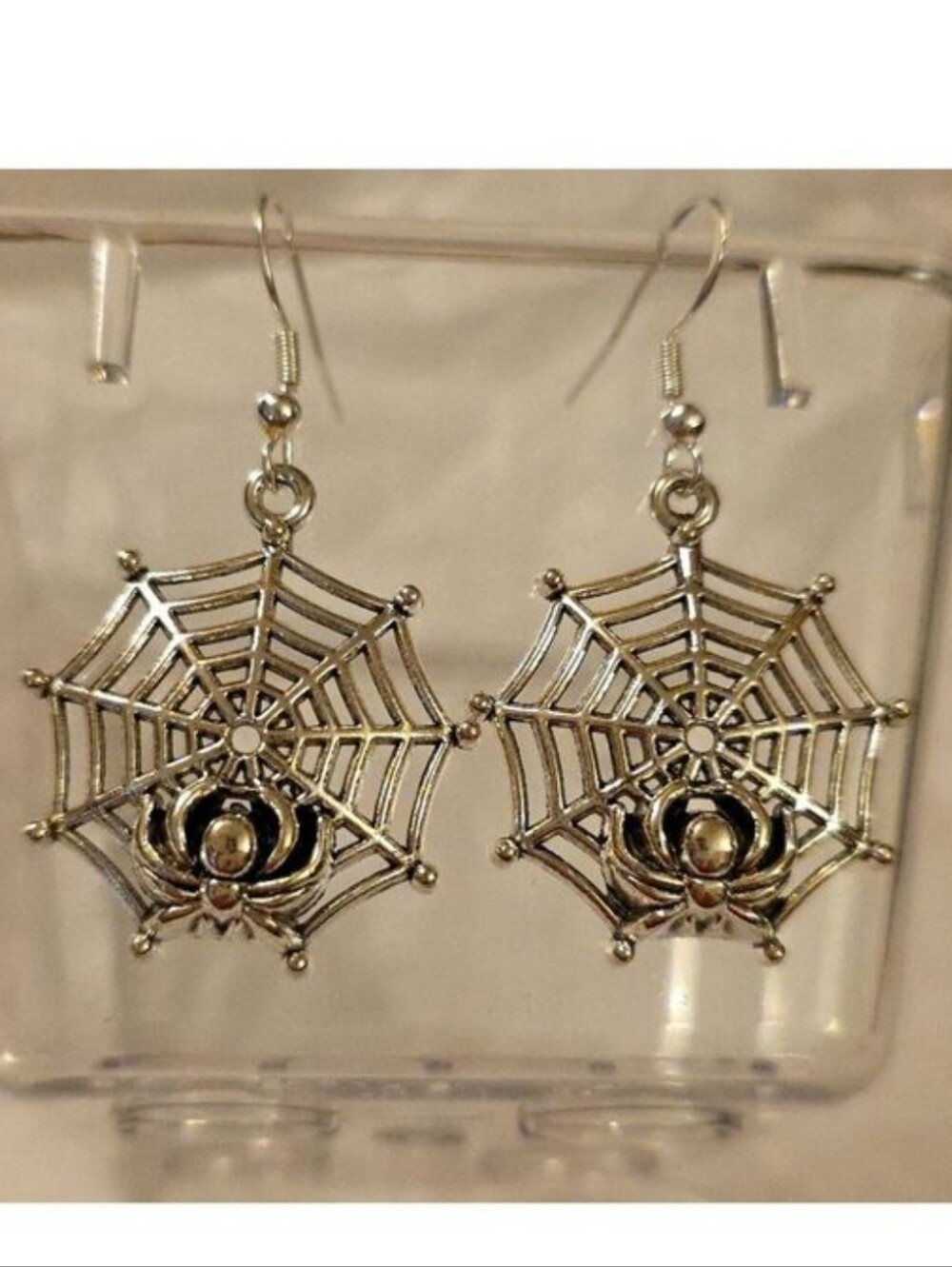 Spider Web   Earrings Halloween Favorite